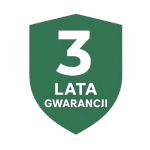 Gwarancja dystrybutora na 3 lata po zarejestrowaniu produktu