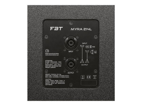 FBT Myra 214L - aktywna kolumna systemu liniowego 800W