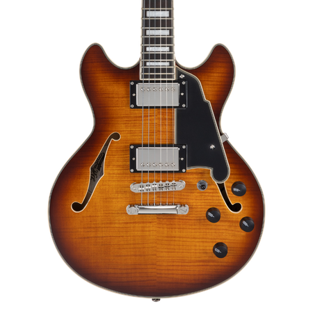D'Angelico Premier Mini DC Dark Iced Tea Burst - gitara elektryczna