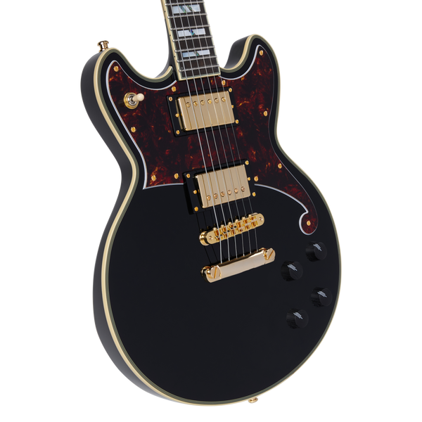 D’Angelico Deluxe Brighton Solid Black - gitara elektryczna