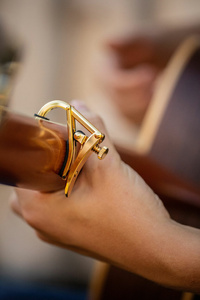 Shubb C1G Royale - Kapodaster do gitary akustycznej | elektrycznej - Rose Gold