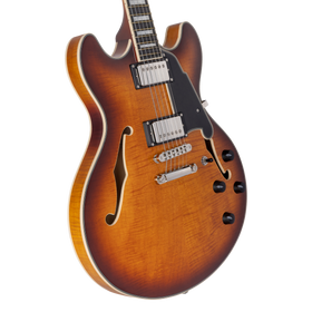D'Angelico Premier DC Dark Iced Tea Burst - gitara elektryczna