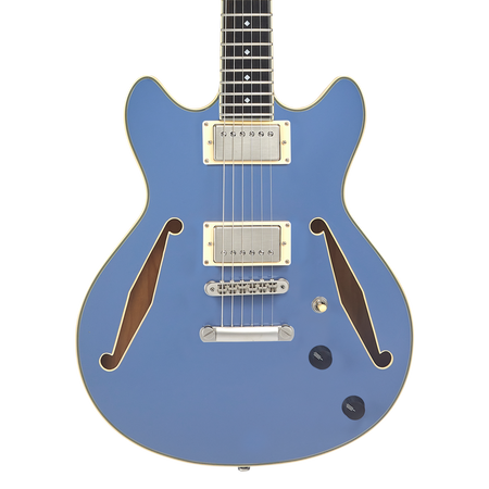D'Angelico Excel Mini DC Tour Slate Blue - gitara elektryczna