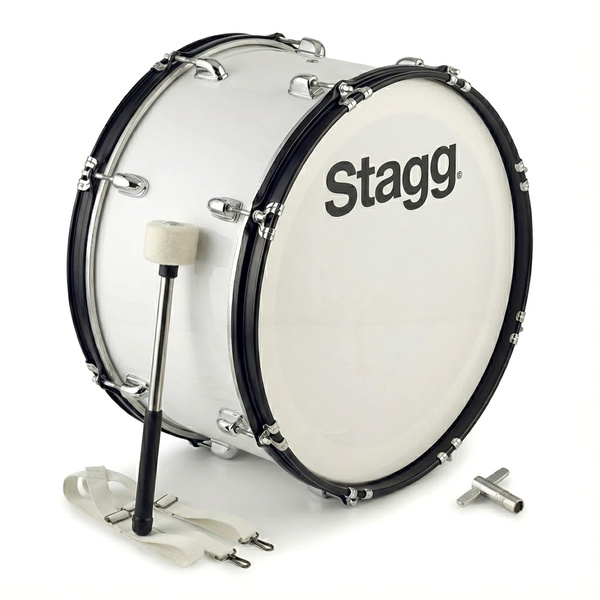 Stagg MABD-2410 - bęben marszowy 24" z nosidłem i bijakiem
