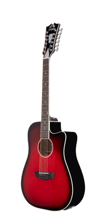 D'angelico Premier Bowery 12 LS Cherry Burst - gitara elektroakustyczna 12-strunowa