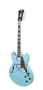 D'Angelico Premier DC Sky Blue - gitara elektryczna