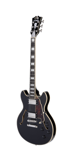 D'Angelico Premier Mini DC Black Flake - gitara elektryczna