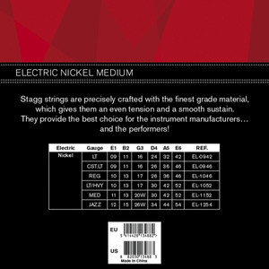 Stagg EL 1152 - struny do gitary elektrycznej