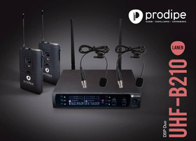 Prodipe UHF B210 DSP Lavalier Duo - system bezprzewodowy 