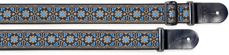 Stagg SWO-FLO BLU - pasek do gitary, nylonowy
