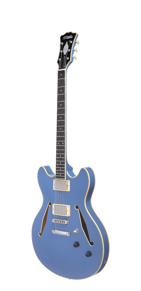 D'Angelico Excel DC Tour Slate Blue - gitara elektryczna
