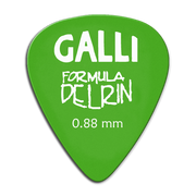 Galli Delrin D-51Y - kostki gitarowe 0,88 mm, 12 szt.