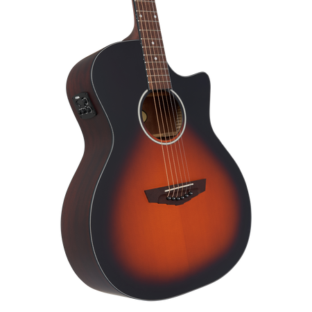 D'angelico Premier Gramercy LS Vintage Sunburst - gitara elektroakustyczna