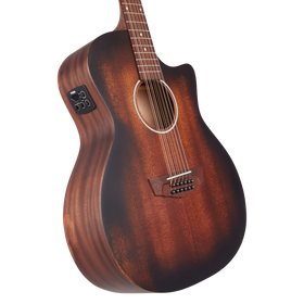 D'angelico Premier Fulton 12 LS Aged Mahogany - gitara elektroakustyczna 12-strunowa