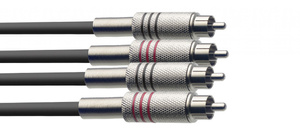 Stagg STC 6 C - kabel RCA - RCA podwójny 6m