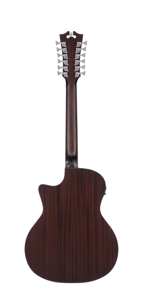 D'angelico Premier Fulton 12 LS Matte Black - gitara elektroakustyczna 12-strunowa