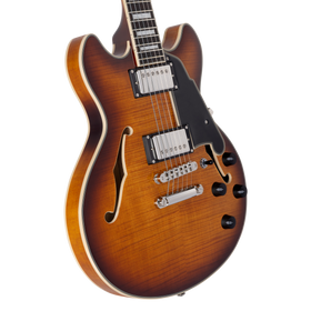 D'Angelico Premier Mini DC Dark Iced Tea Burst - gitara elektryczna