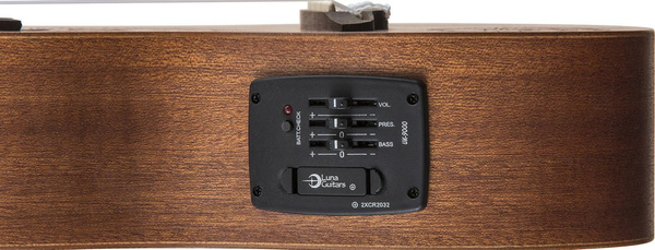 Luna Mahogany Maluhia Peace Concert - ukulele koncertowe elektryczne