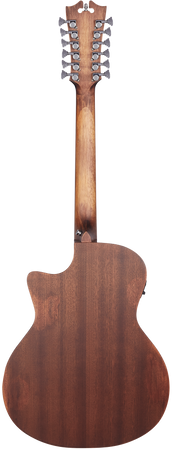 D'angelico Premier Fulton 12 LS Aged Mahogany - gitara elektroakustyczna 12-strunowa