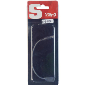 STAGG SPS-9VBAT - Kabel do zasliania efektów 15cm 