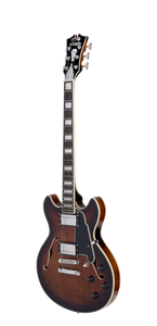 D'Angelico Premier Mini DC Brown Burst gitara elektryczna