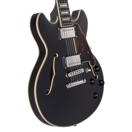 D'Angelico Premier Mini DC Black Flake - gitara elektryczna