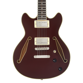 D'Angelico Excel Mini DC Tour Wine gitara elektryczna