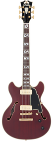 D’Angelico Deluxe Mini DC Trans Wine - gitara elektryczna