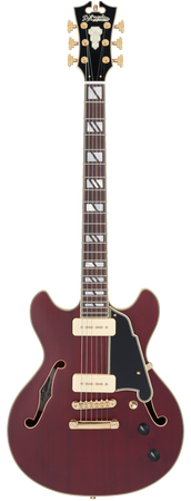 D’Angelico Deluxe Mini DC Trans Wine - gitara elektryczna