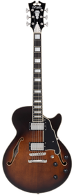 D'Angelico Premier SS Brown Burst - gitara elektryczna