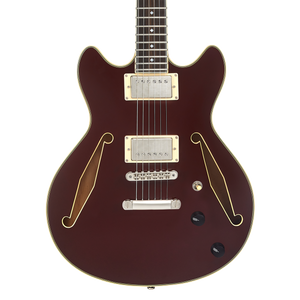 D'Angelico Excel Mini DC Tour Wine gitara elektryczna