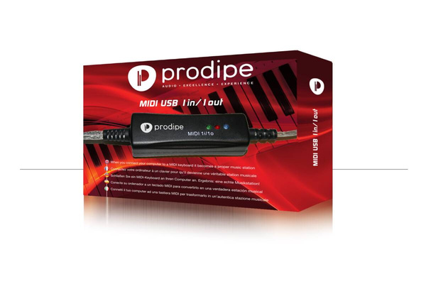 Prodipe Midi 1i1o - interfejs MIDI-USB