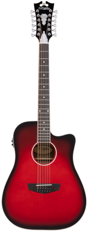 D'angelico Premier Bowery 12 LS Cherry Burst - gitara elektroakustyczna 12-strunowa