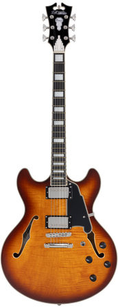 D'Angelico Premier DC Dark Iced Tea Burst - gitara elektryczna