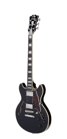 D'Angelico Premier Mini DC Black Flake - gitara elektryczna