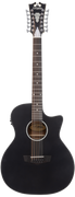 D'angelico Premier Fulton 12 LS Matte Black - gitara elektroakustyczna 12-strunowa