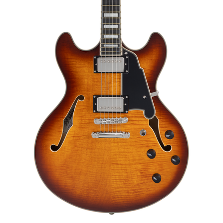 D'Angelico Premier DC Dark Iced Tea Burst - gitara elektryczna