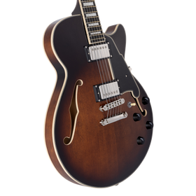 D'Angelico Premier SS Brown Burst - gitara elektryczna