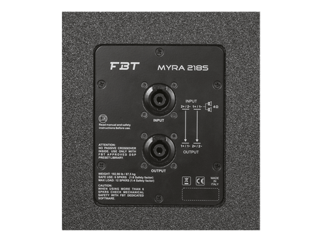 FBT Myra 218S - aktywny subwoofer systemu liniowego 4000W