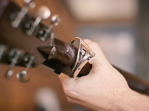 Shubb C1 - kapodaster do gitary elektrycznej | akustycznej - srebrny