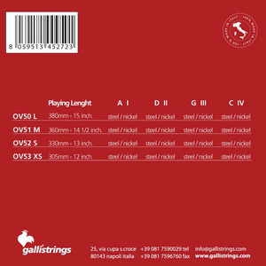 Galli OV50 - struny do altówki