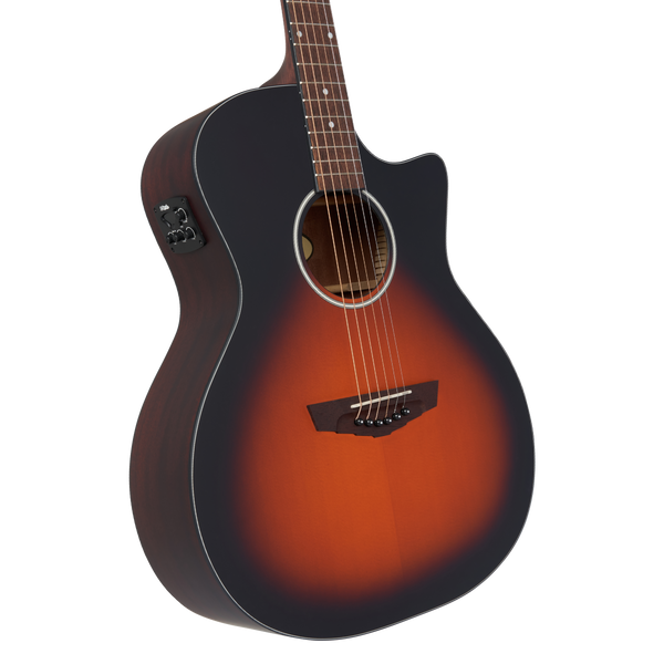 D'angelico Premier Gramercy LS Vintage Sunburst - gitara elektroakustyczna