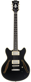 D'Angelico Excel Mini DC Tour Black - gitara elektryczna