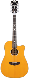 D'angelico Premier Bowery 12 LS Vintage Natural - gitara elektroakustyczna 12-strunowa