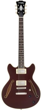 D'Angelico Excel Mini DC Tour Wine gitara elektryczna