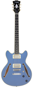 D'Angelico Excel Mini DC Tour Slate Blue - gitara elektryczna