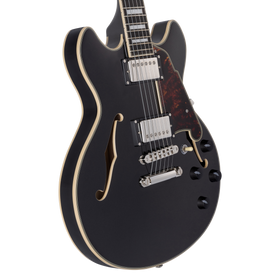 D'Angelico Premier Mini DC Black Flake - gitara elektryczna