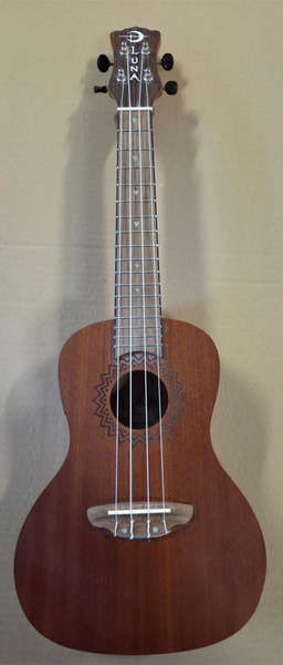 Luna Uke Vintage Mahogany Concert - ukulele koncertowe z preampem - Uszkodzone