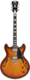 D'Angelico Premier DC Dark Iced Tea Burst - gitara elektryczna
