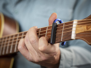 Shubb L1 Lite -  Kapodaster do gitary akustycznej | elektrycznej - srebrny